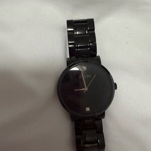 Guess Black Bracelet Watch with Minimal Dial